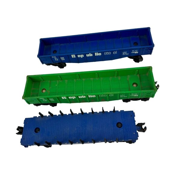 Lot of Three Lionel Plastic Train Cars 53' Gondola O Gauge - Picture 2 of 9